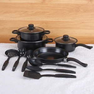 12-Piece Nonstick Cookware Set with Pots & Frying Pans